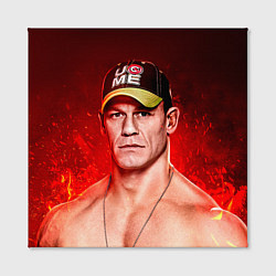 Холст квадратный John Cena: Flame, цвет: 3D-принт — фото 2
