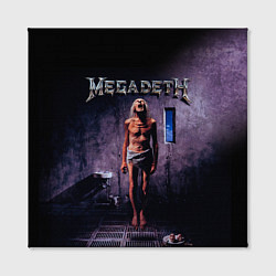 Холст квадратный Megadeth: Madness, цвет: 3D-принт — фото 2