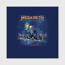Холст квадратный Megadeth: Rust In Peace, цвет: 3D-принт — фото 2