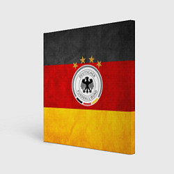 Холст квадратный Сборная Германии, цвет: 3D-принт