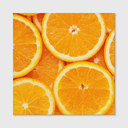Холст квадратный Апельсинка, цвет: 3D-принт — фото 2