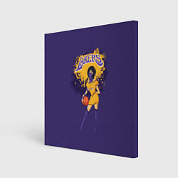 Холст квадратный Lakers, цвет: 3D-принт
