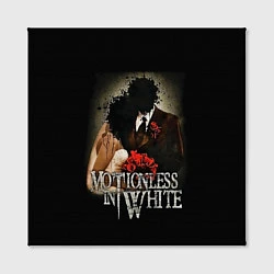 Холст квадратный Motionless in White: Love, цвет: 3D-принт — фото 2