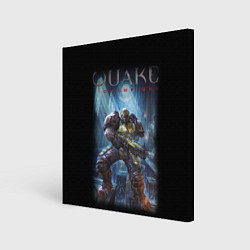 Холст квадратный Quake: Soldier Champion, цвет: 3D-принт