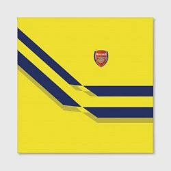 Холст квадратный Arsenal FC: Yellow style, цвет: 3D-принт — фото 2