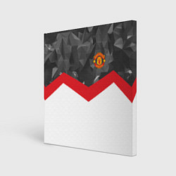 Картина квадратная Man United FC: Grey Polygons