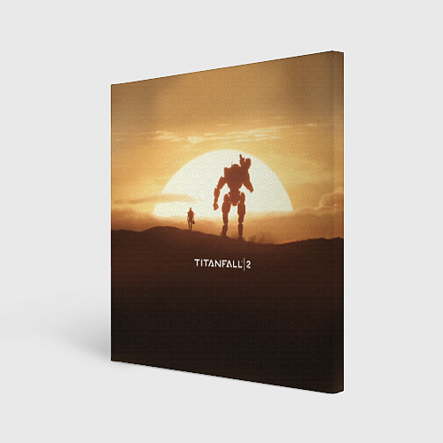 Картина квадратная Titanfall 2: Sunrise / 3D-принт – фото 1