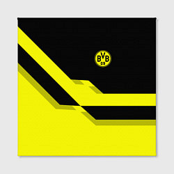 Холст квадратный BVB FC: Yellow style, цвет: 3D-принт — фото 2