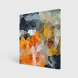 Холст квадратный Мозаика в блеске, цвет: 3D-принт