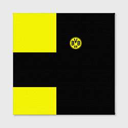 Холст квадратный BVB FC: Black style, цвет: 3D-принт — фото 2