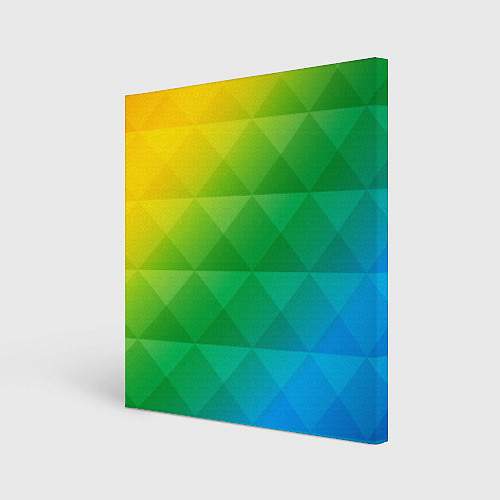 Картина квадратная Colored wall / 3D-принт – фото 1