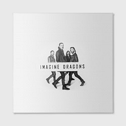 Холст квадратный Imagine Dragons: White, цвет: 3D-принт — фото 2