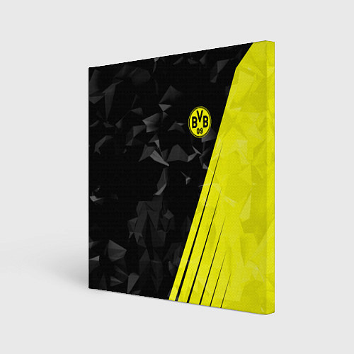 Картина квадратная FC Borussia Dortmund: Abstract / 3D-принт – фото 1