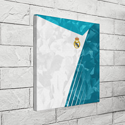 Холст квадратный FC Real Madrid: Abstract, цвет: 3D-принт — фото 2