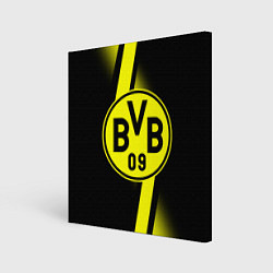 Холст квадратный FC Borussia Dortmund: Storm, цвет: 3D-принт