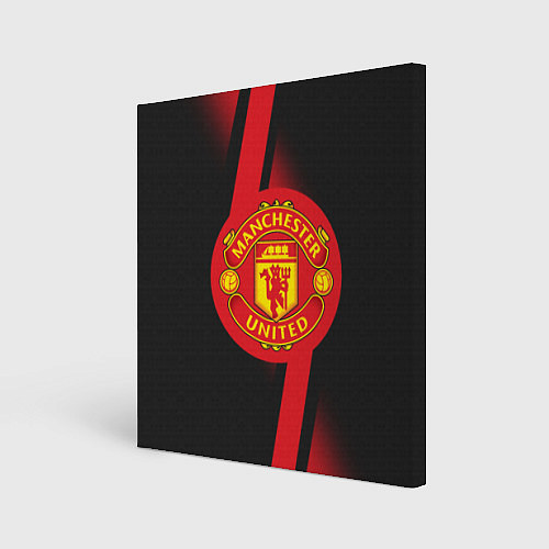 Картина квадратная FC Manchester United: Storm / 3D-принт – фото 1