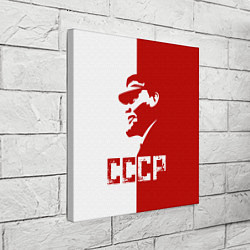 Холст квадратный Ленин СССР цвета 3D-принт — фото 2