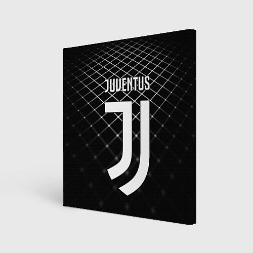 Картина квадратная FC Juventus: Black Lines / 3D-принт – фото 1