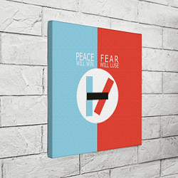 Холст квадратный 21 Pilots: Peace & Fear, цвет: 3D-принт — фото 2