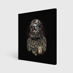 Холст квадратный NASA: Death Astronaut, цвет: 3D-принт