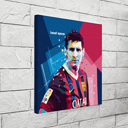 Холст квадратный Lionel Messi цвета 3D-принт — фото 2