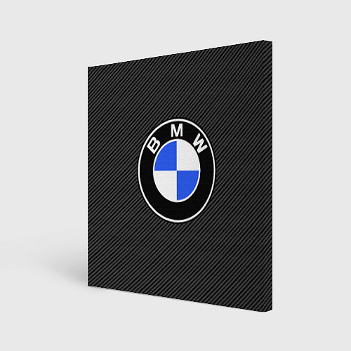 Картина квадратная BMW CARBON БМВ КАРБОН / 3D-принт – фото 1