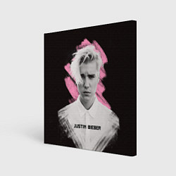 Картина квадратная Justin Bieber: Pink Splash