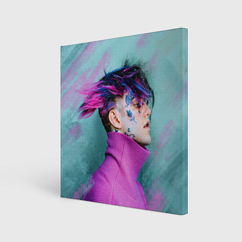 Картина квадратная Lil Peep: Neon Style / 3D-принт – фото 1