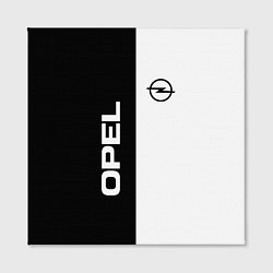 Холст квадратный Opel B&W, цвет: 3D-принт — фото 2