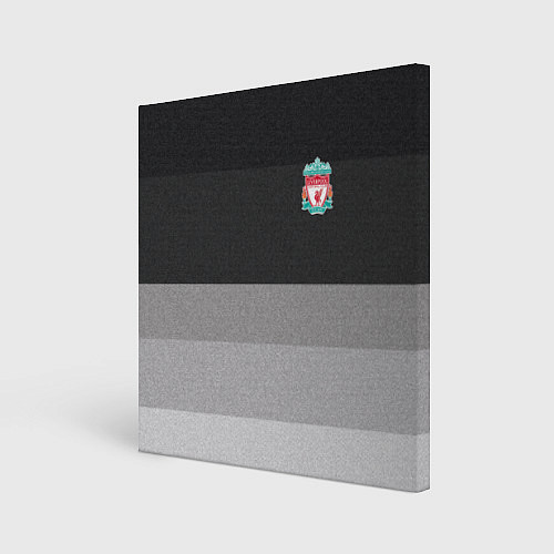Картина квадратная ФК Ливерпуль: Серый стиль / 3D-принт – фото 1