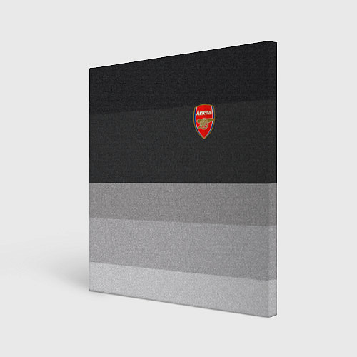 Картина квадратная ФК Арсенал: Серый стиль / 3D-принт – фото 1