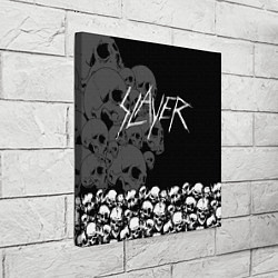 Холст квадратный Slayer: Dark Skulls, цвет: 3D-принт — фото 2