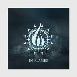 Холст квадратный In Flames: Cold Fire, цвет: 3D-принт — фото 2