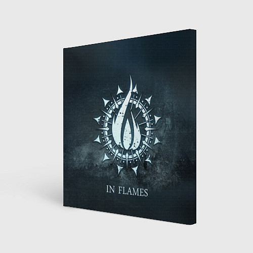Картина квадратная In Flames: Cold Fire / 3D-принт – фото 1