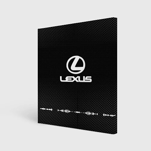 Картина квадратная Lexus: Black Abstract / 3D-принт – фото 1
