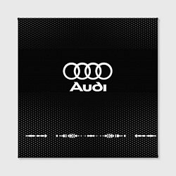 Холст квадратный Audi: Black Abstract, цвет: 3D-принт — фото 2