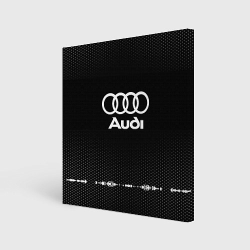 Картина квадратная Audi: Black Abstract / 3D-принт – фото 1