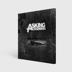 Холст квадратный Asking Alexandria: Black Micro, цвет: 3D-принт