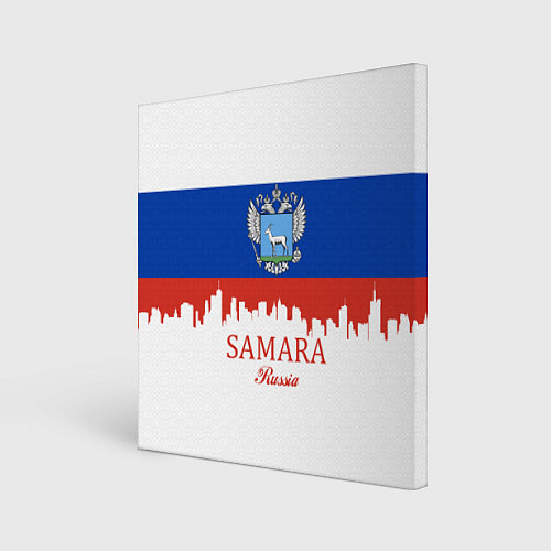 Картина квадратная Samara: Russia / 3D-принт – фото 1