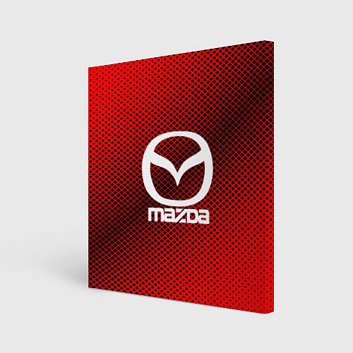 Картина квадратная Mazda: Red Carbon / 3D-принт – фото 1