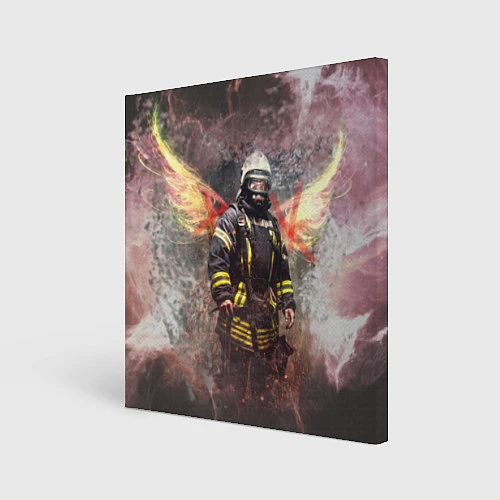 Картина квадратная Пожарный ангел / 3D-принт – фото 1