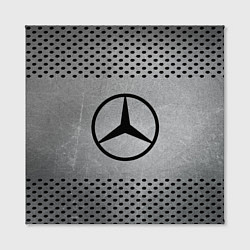 Холст квадратный Mercedes-Benz: Hardened Steel, цвет: 3D-принт — фото 2