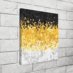 Холст квадратный Имперский флаг пикселами, цвет: 3D-принт — фото 2