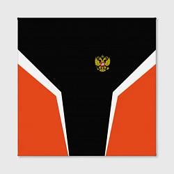Холст квадратный Russia: Orange Sport, цвет: 3D-принт — фото 2