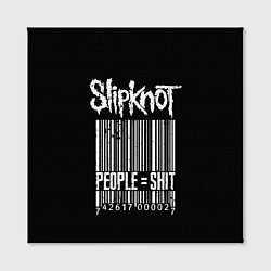Холст квадратный Slipknot: People Shit цвета 3D-принт — фото 2