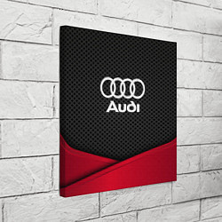Холст квадратный Audi: Grey Carbon, цвет: 3D-принт — фото 2