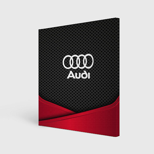 Картина квадратная Audi: Grey Carbon / 3D-принт – фото 1