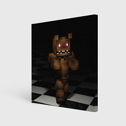 Картина квадратная Minecraft: Freddy FNAF