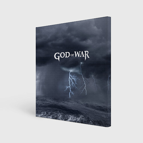 Картина квадратная God of War: Storm / 3D-принт – фото 1