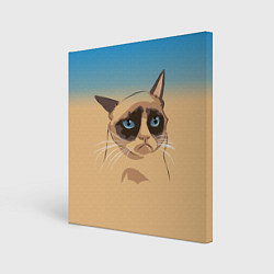 Картина квадратная Grumpy cat
